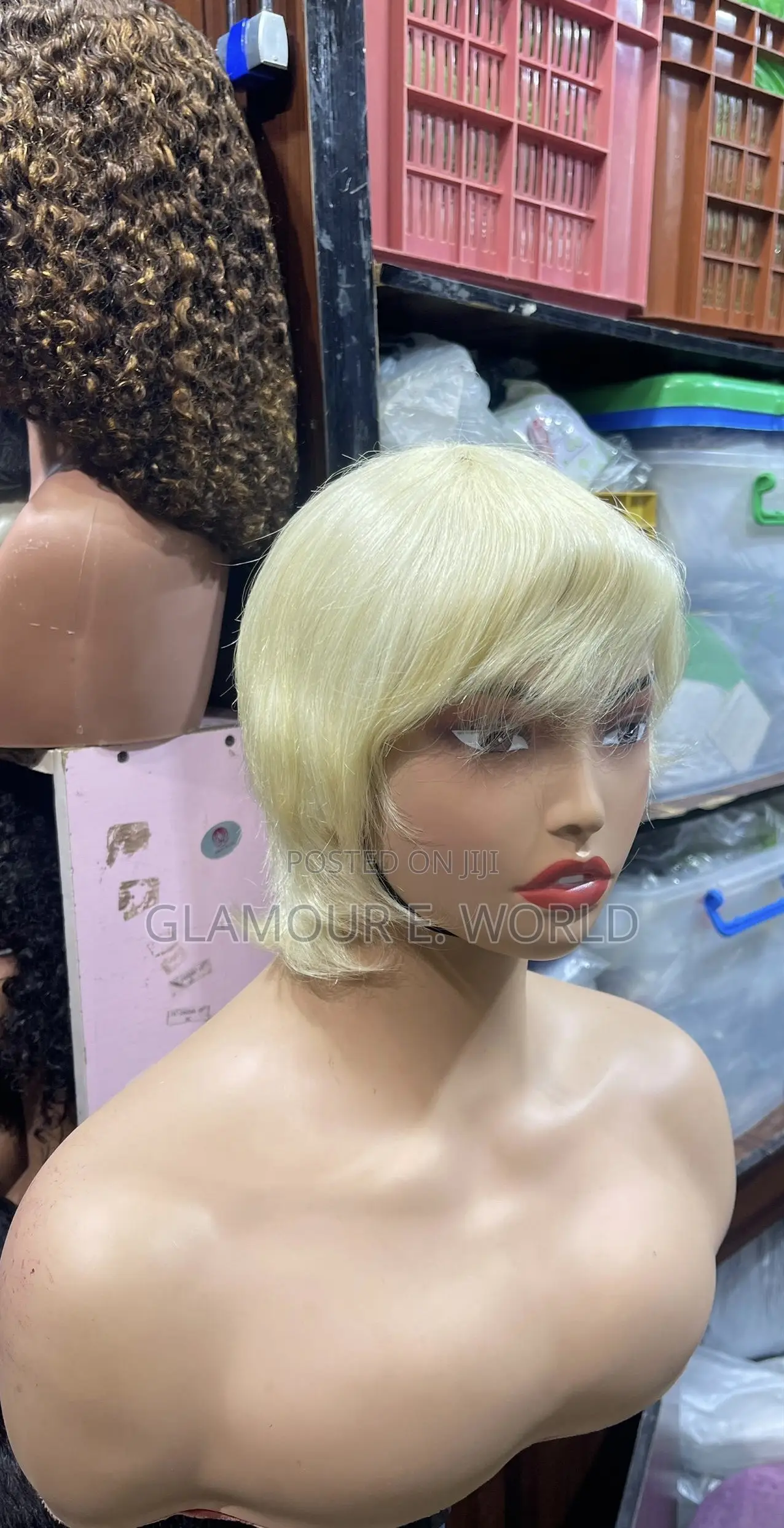 Blonde Skull Cap