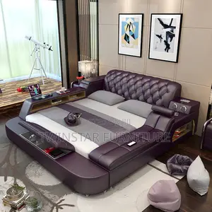 New Modern Luxury Multifunctional Storage Bed