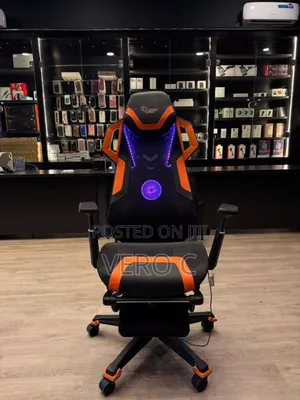 Original Porodo Ergonomic RGB Gaming Chair With Built in Speakers