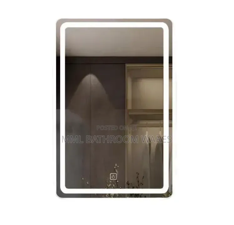 Frameless Mirrors With Lights