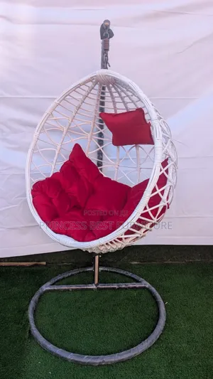 Blue Cushion Swing Chair