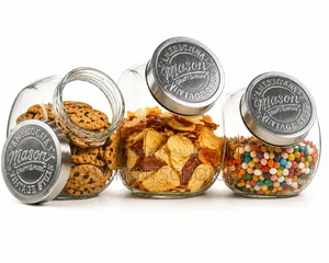 Mason Jars Tilted 2.86l - 3pcs
