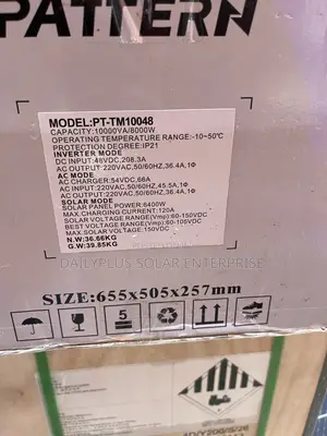 Pattern 10kva 48v Solar Hybrid Inverter