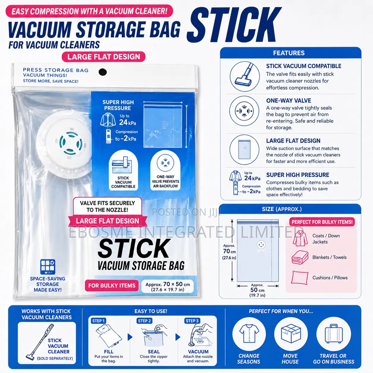 Press Storage Bag Blanket