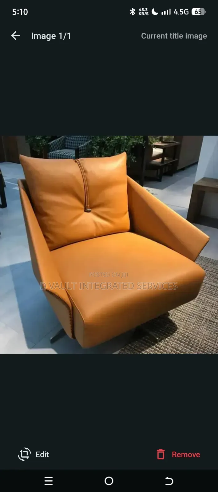 Single Swivel Sofa / Director Sofa