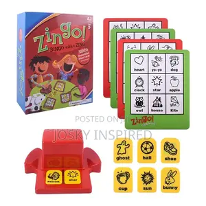 Zingo Bingo Game for Pre-Readers and Early Readers Kids Game Kids Toy