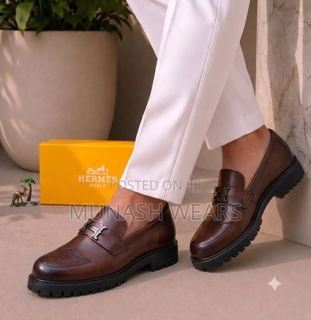 Hermes Quality Loafers With Chunky Sole 40-46