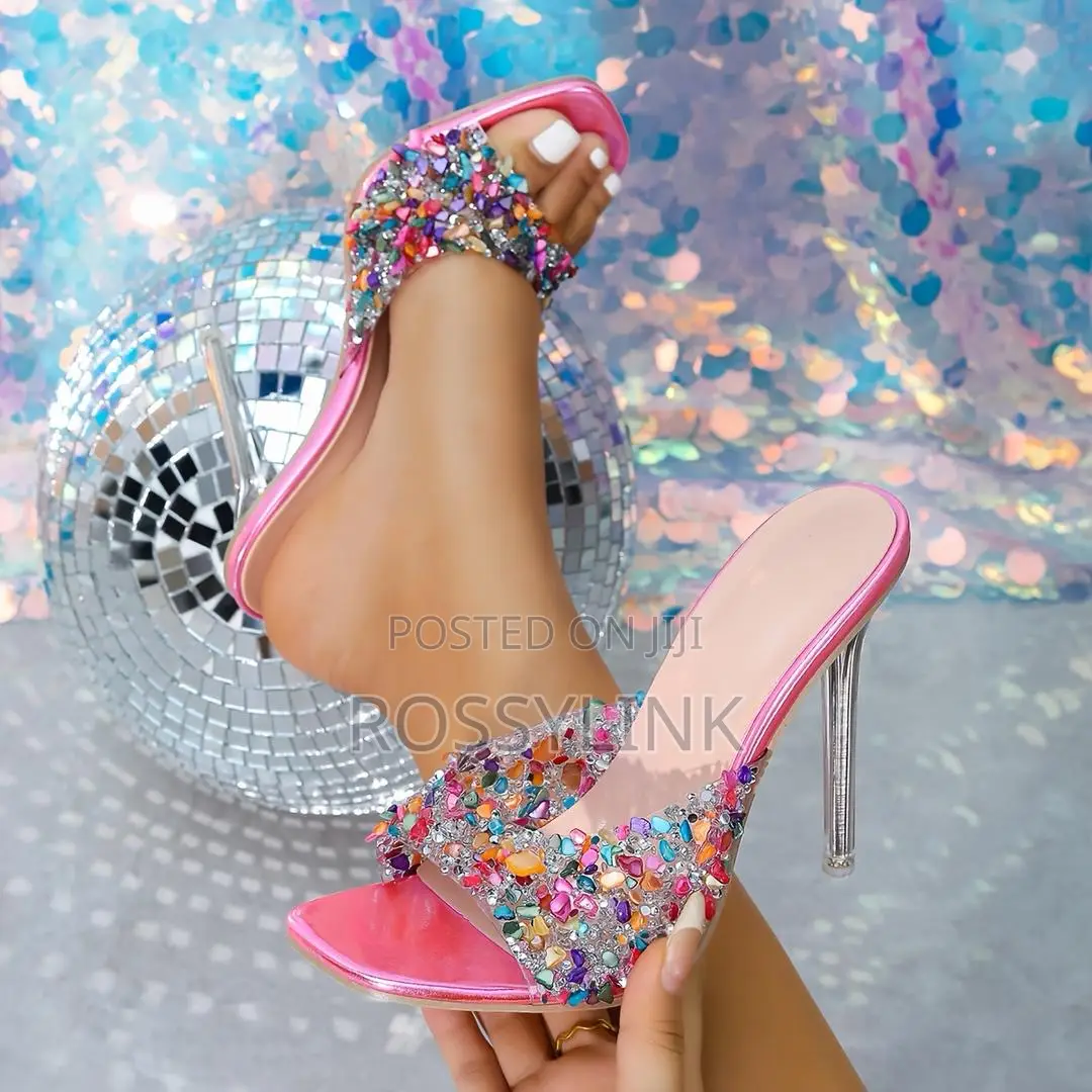Classic Luxury Luxe Crystal Mule