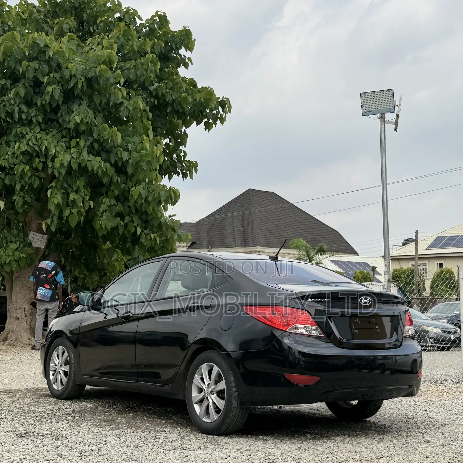Hyundai Accent 2012 Black