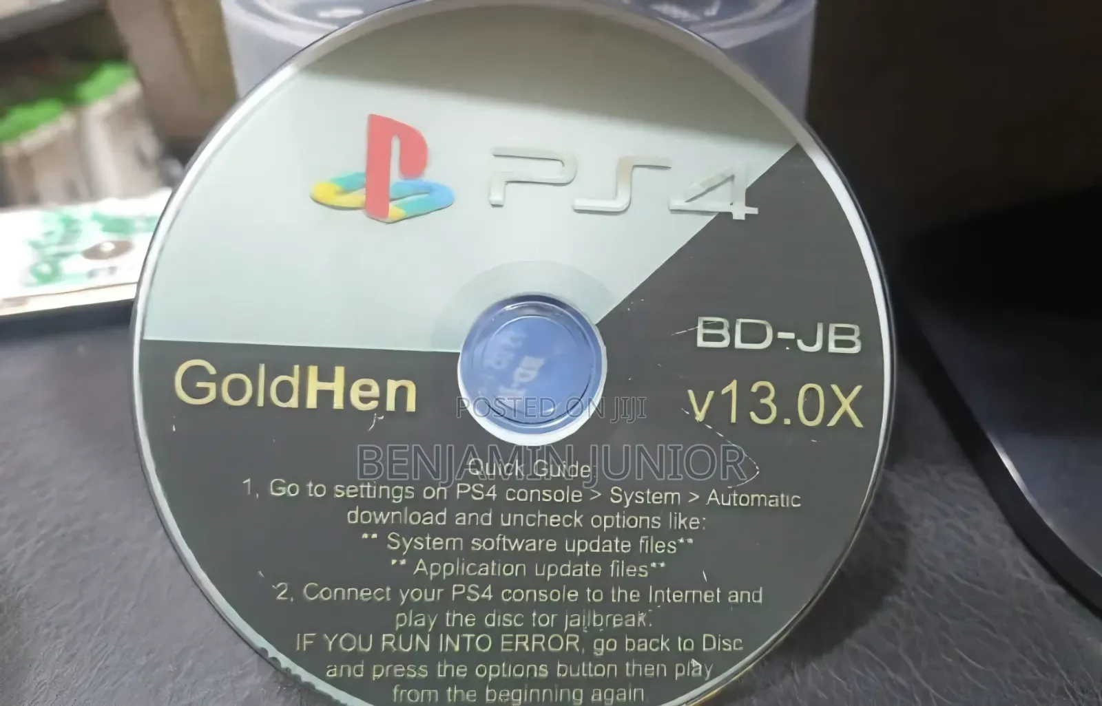 13.00 Jailbreak Cd Available for Ps4