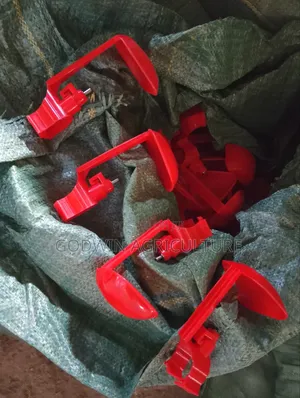 Quality Red Nipple Drinkers With Cup for Cages and More