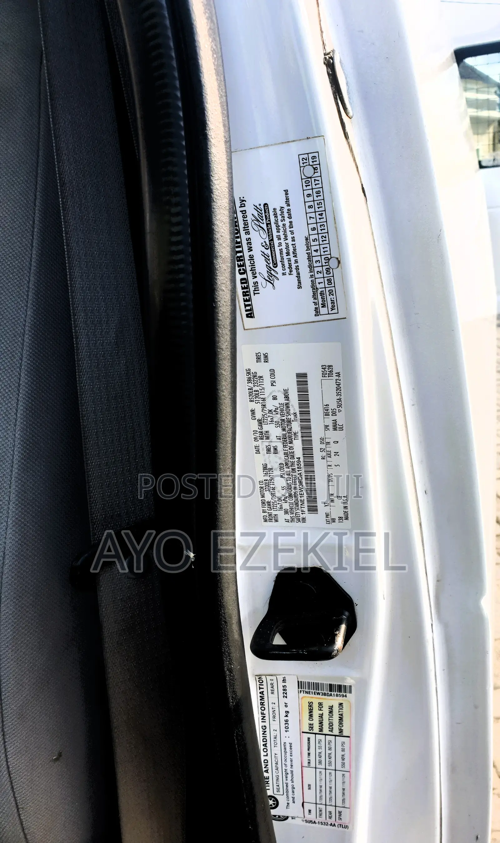 Ford E350 2010 White