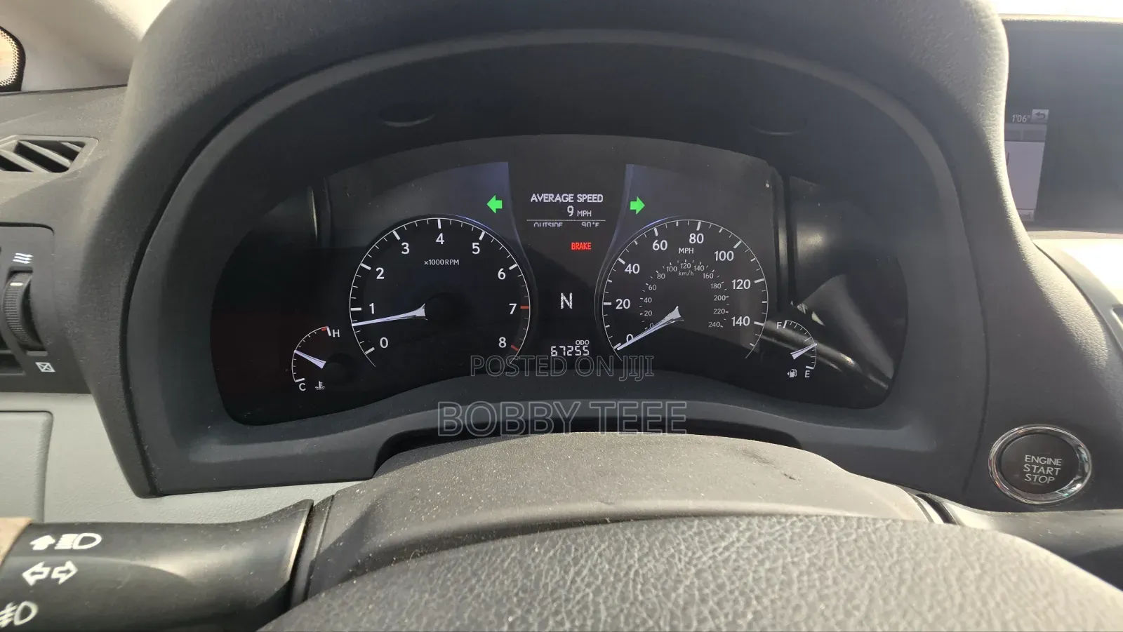 Lexus RX 350 FWD 2012 Gray