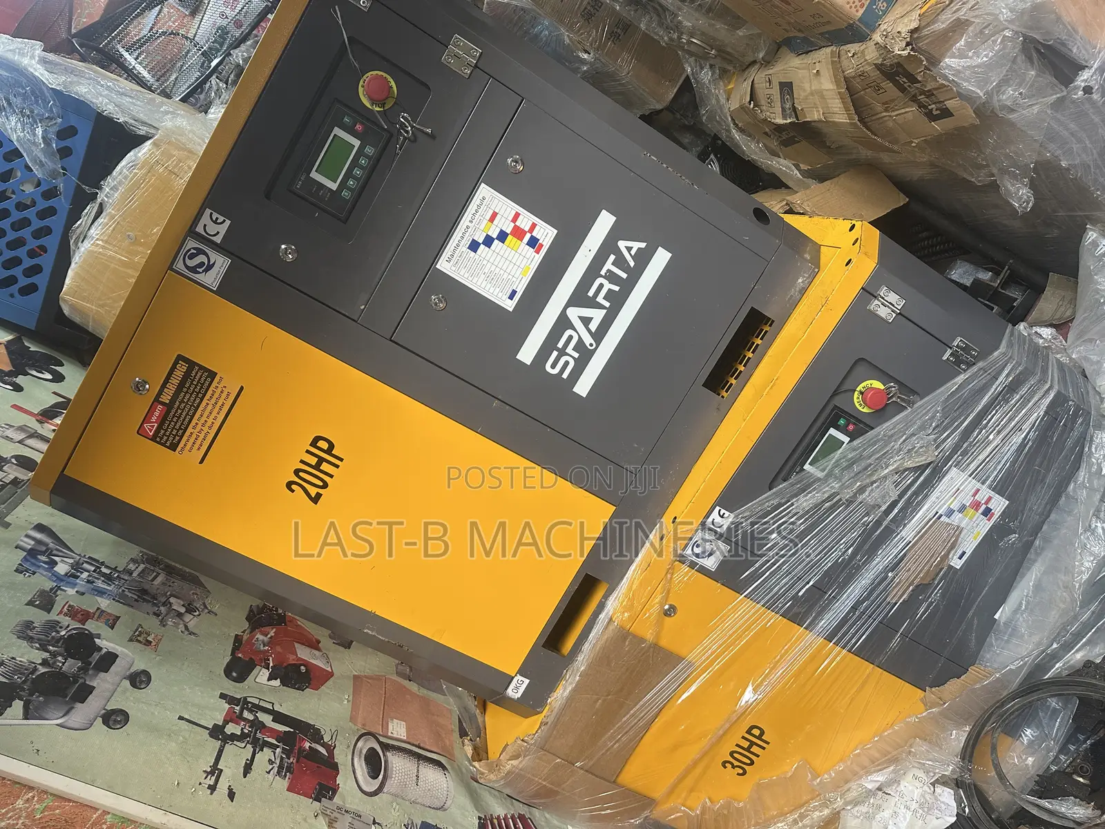 All Sizes of Screw Compressor Machines