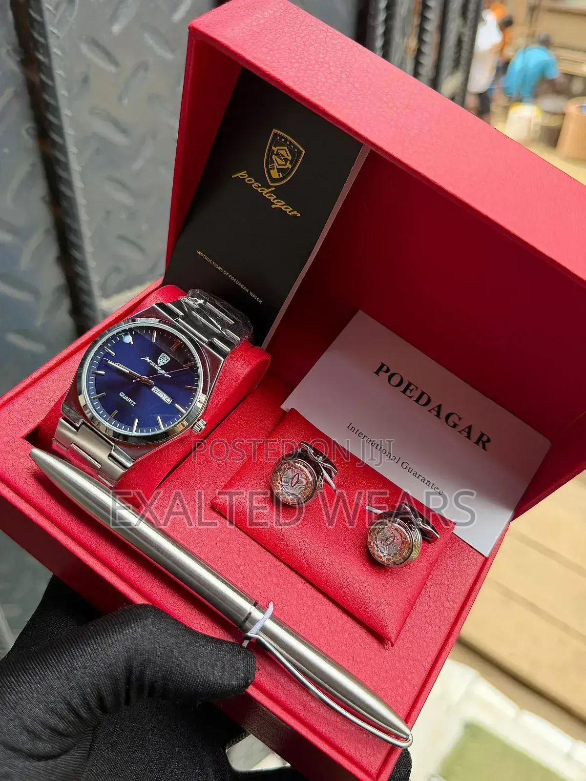 Luxury Watch + Cufflink + Pen