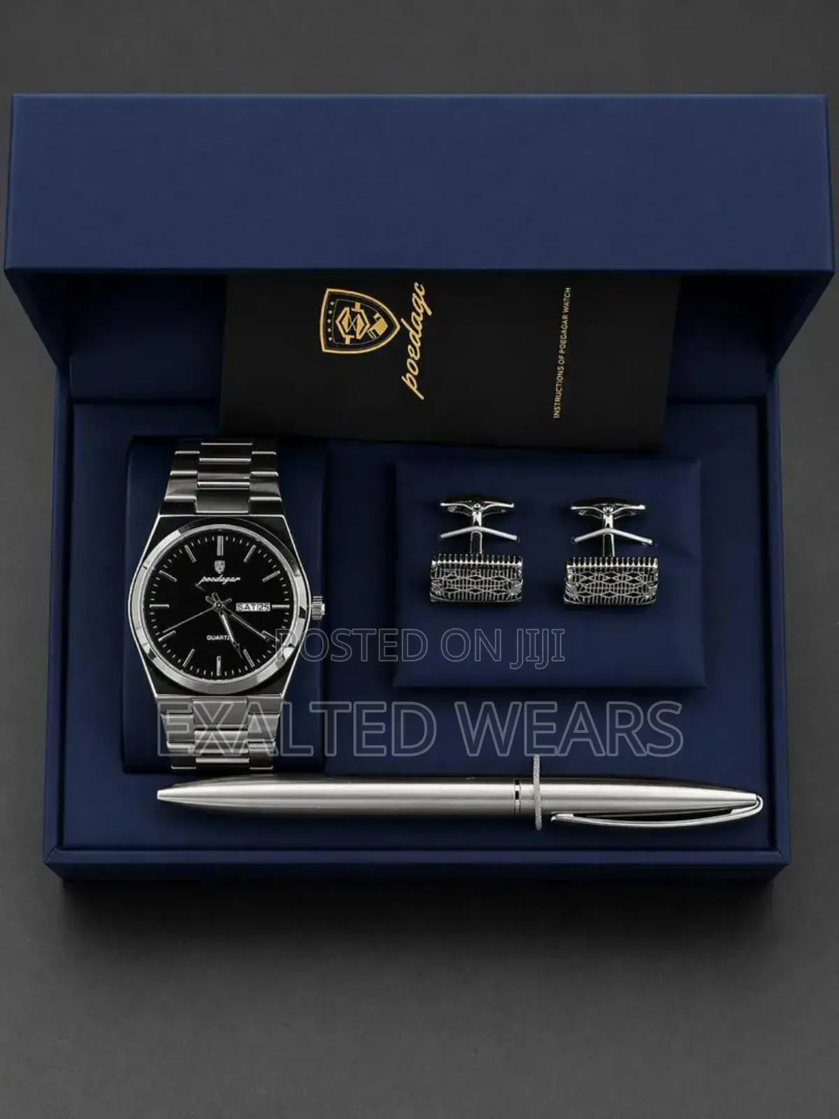 Luxury Watch + Cufflink + Pen