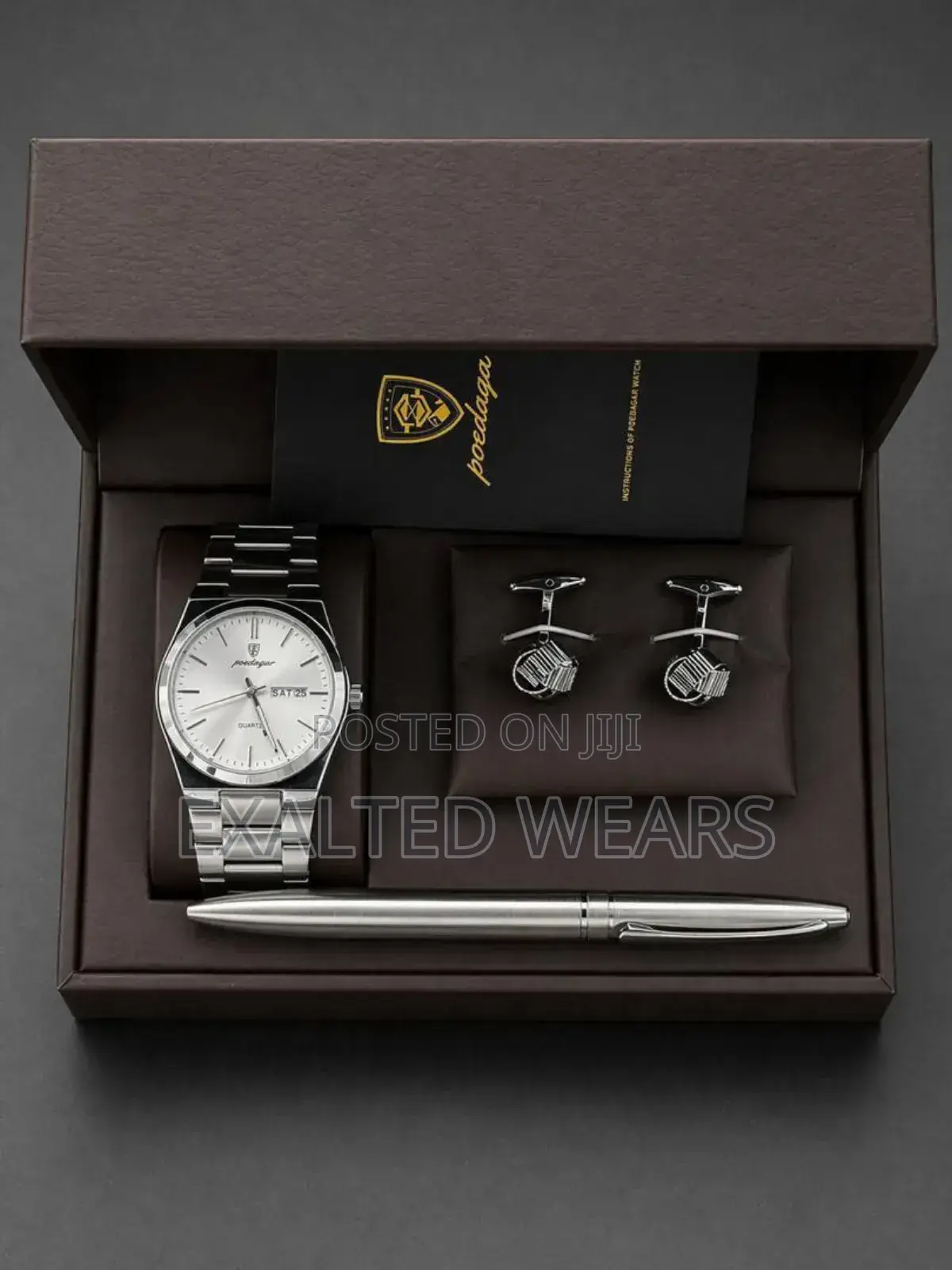 Luxury Watch + Cufflink + Pen