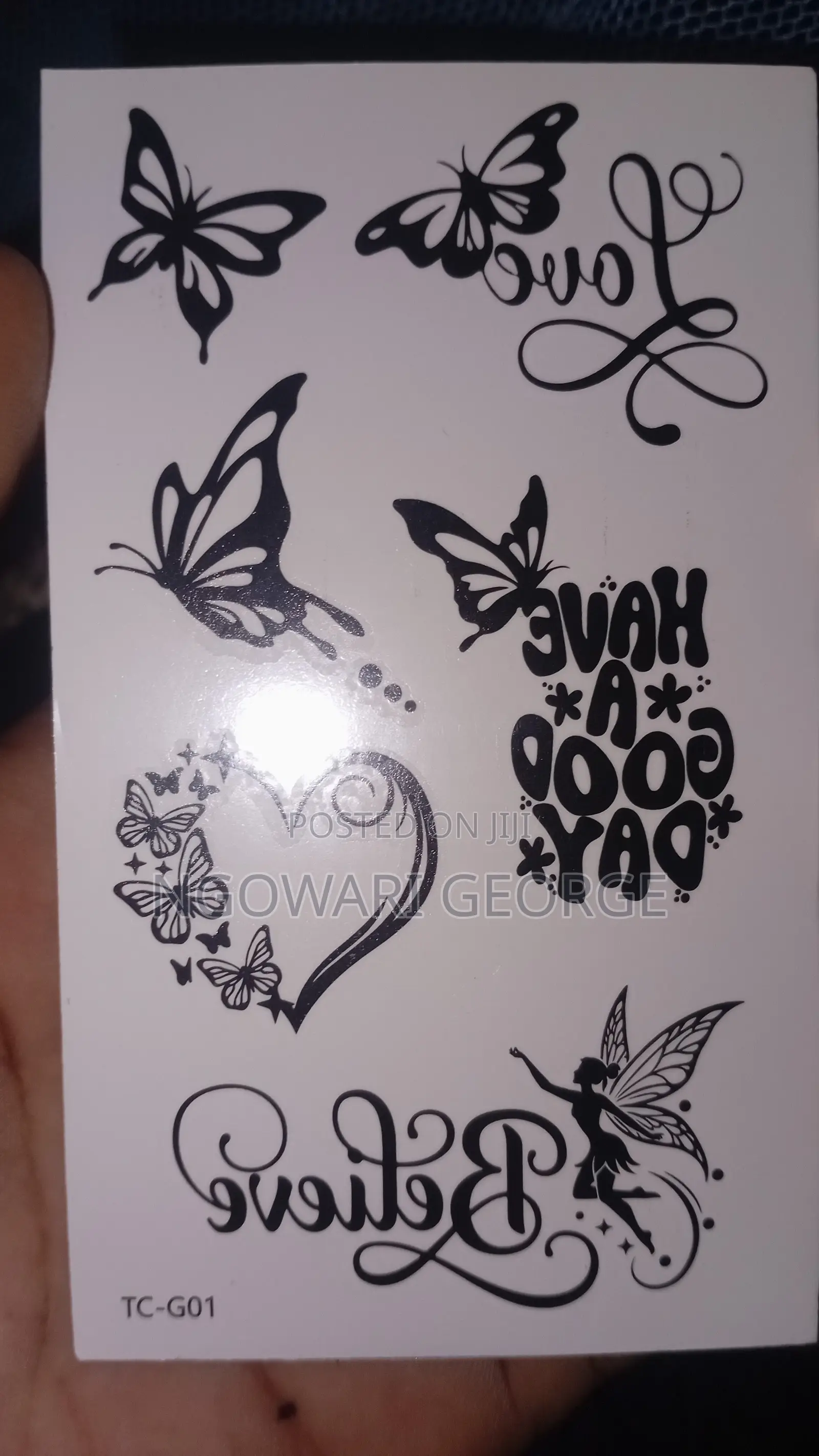 Temporary Tattoo Stickers
