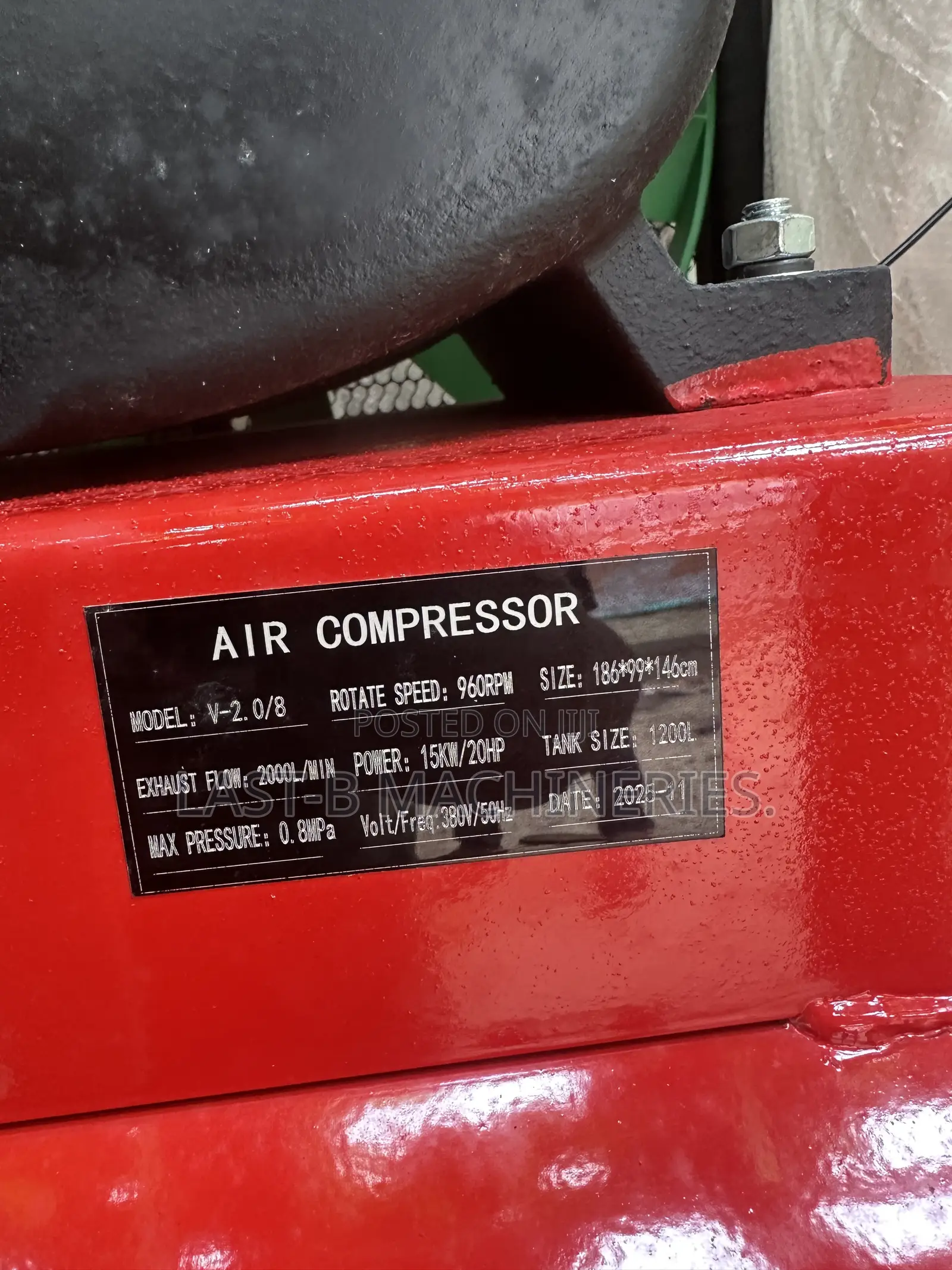 20hp Piston Air Compressor Machine
