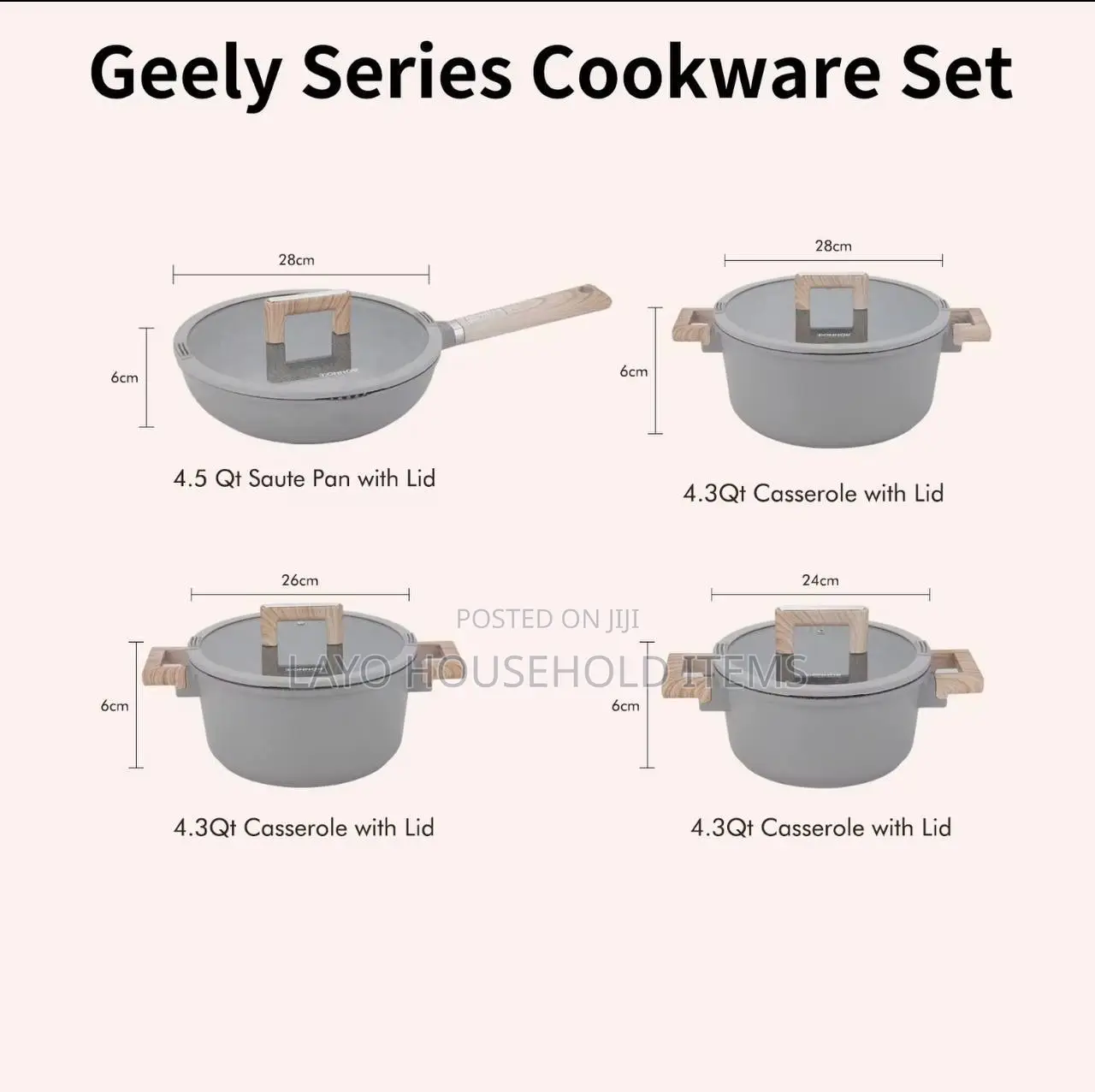4pcs Donnor Cookware