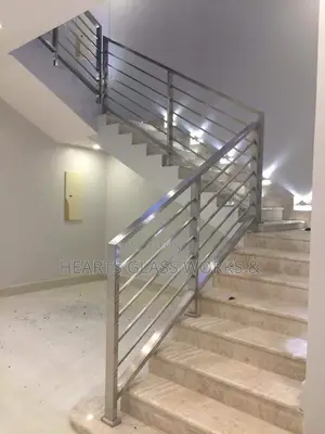 Rust-Resistant Stainless Steel Works for Stair Rails and Balconies.