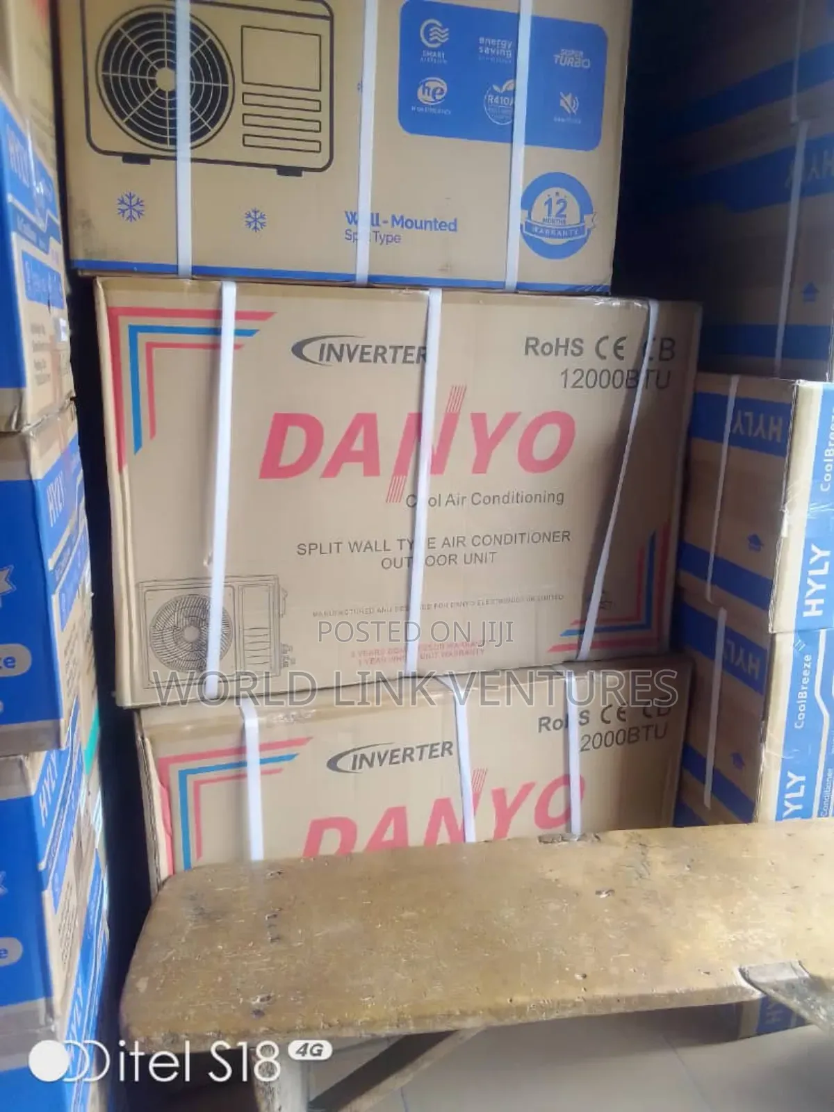 Danyo 1.5 Split Unit AC 410 Gas Lower Power Consumption Energy Saving