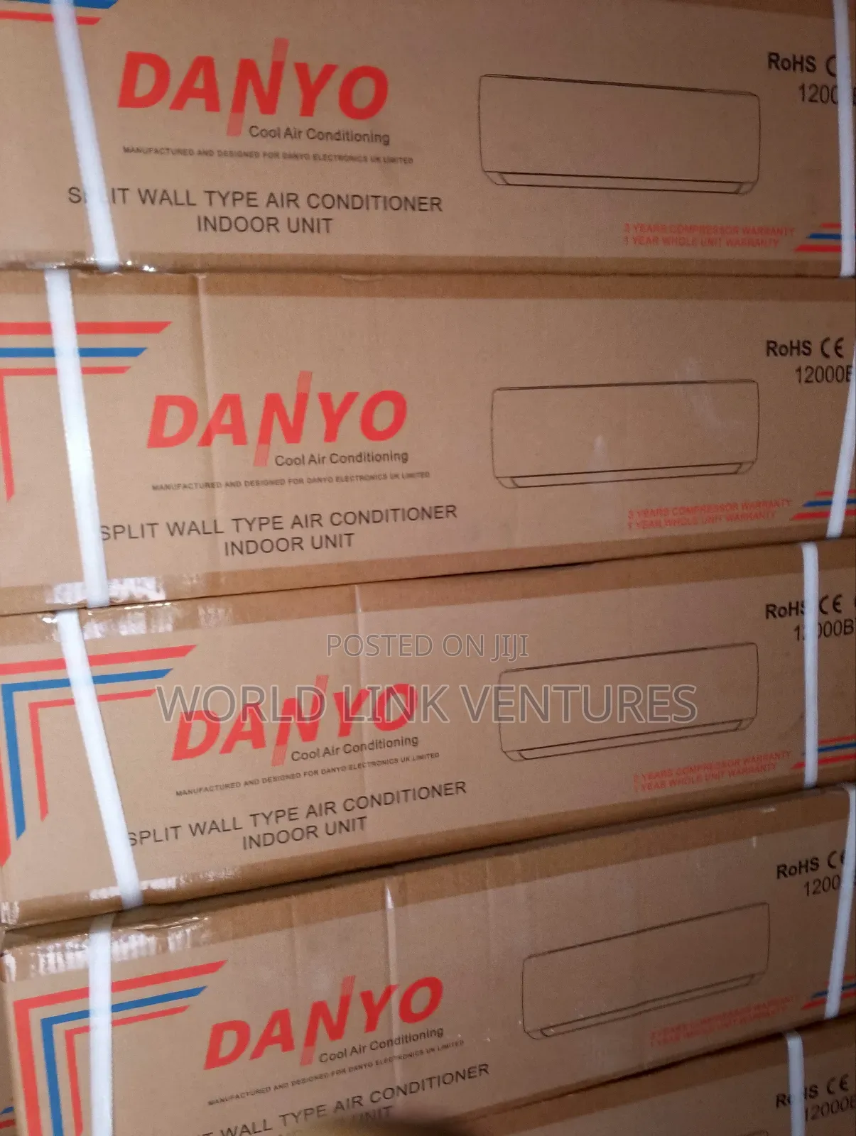 Danyo 1.5 Split Unit AC 410 Gas Lower Power Consumption Energy Saving