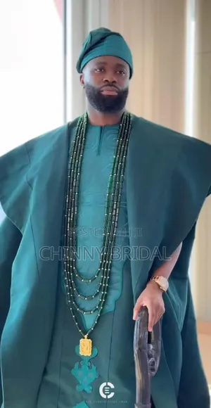 Green Quality 4 Strand Men Bead