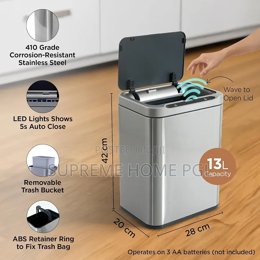 High Quality 12l Sensor Smart Dustbin