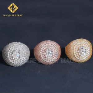Xvip Quality 3d Buss Down VVS Moissanite Diamond Rings for Men 