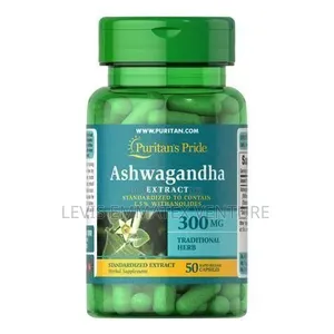 Puritan's Pride Ashwagandha 300mg, 50 Capsules