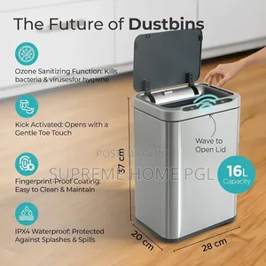 High Quality 20l Sensor Smart Dustbin Trash Can