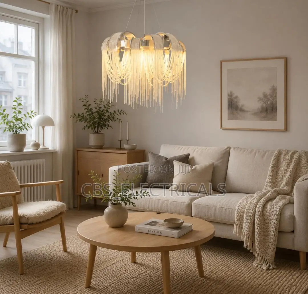 Elegant Cascading Tassel Chandelier