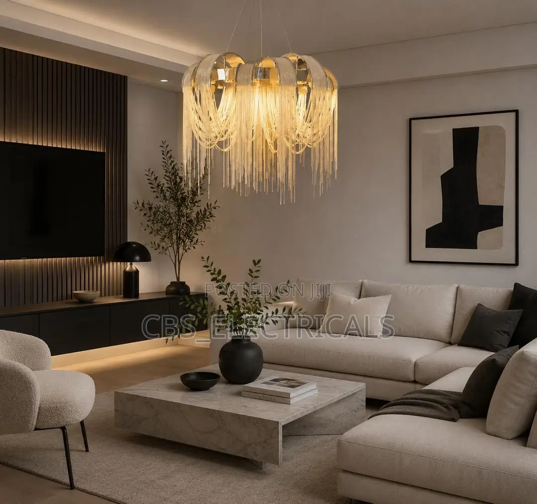 Elegant Cascading Tassel Chandelier