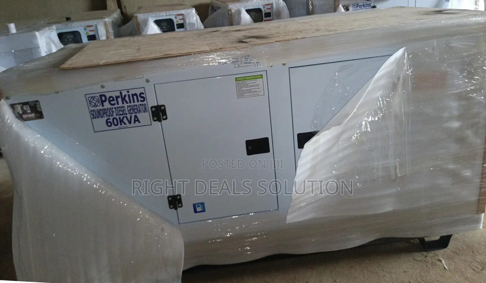 Perkins 60kva Generator With Heavy Duty Built Engine