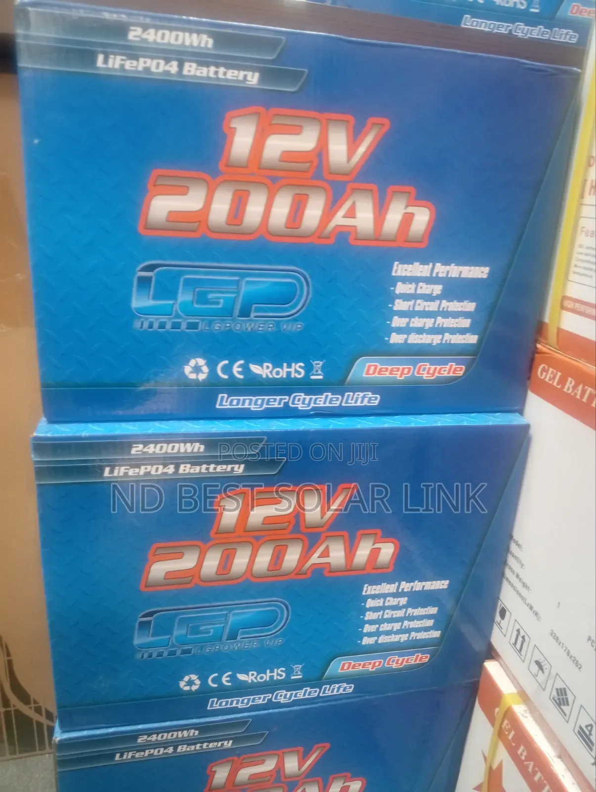 LGP 12v 200a Lithium Lifepo4 Battery