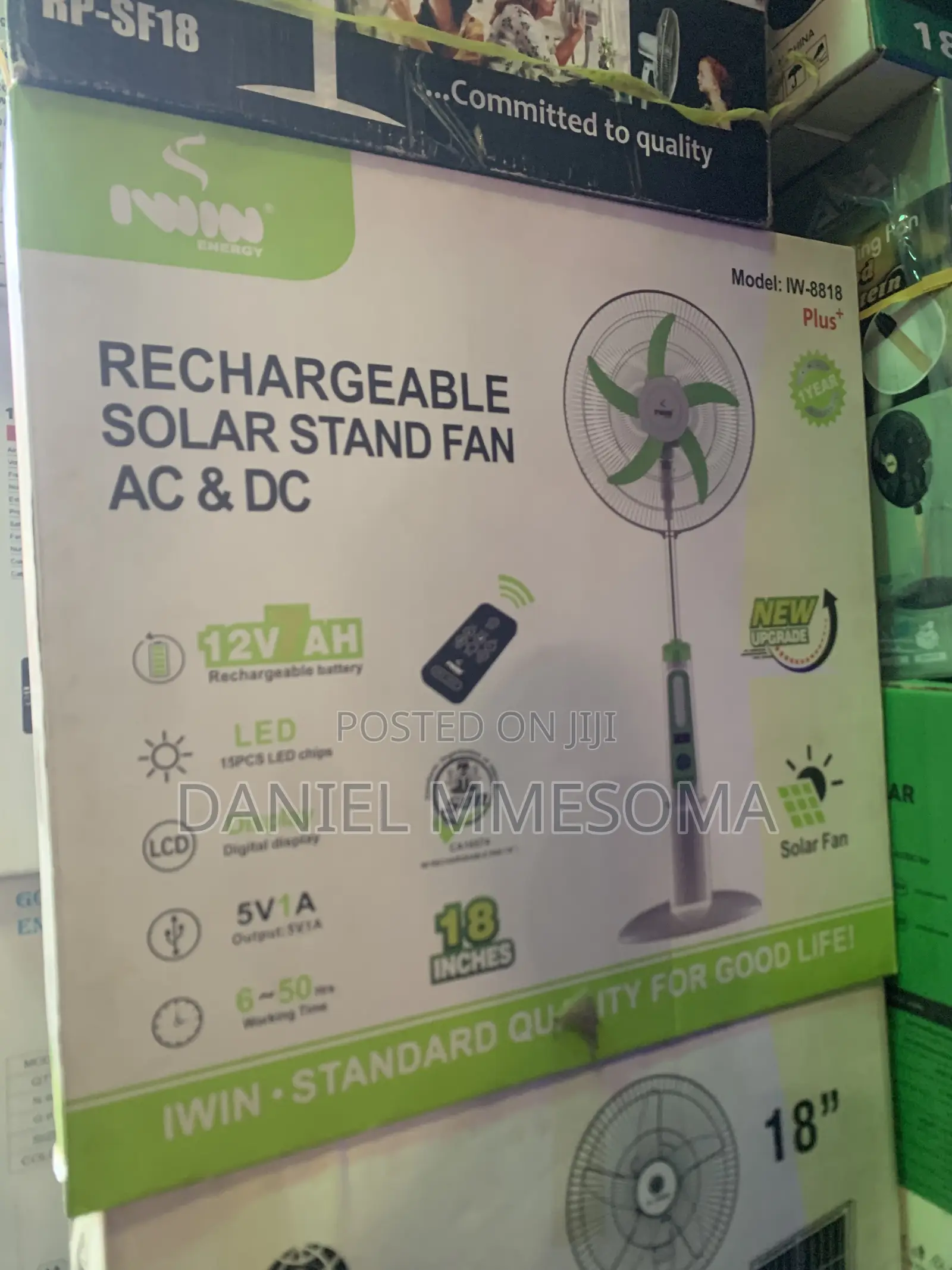 Iwin Rechargeable With Pannel