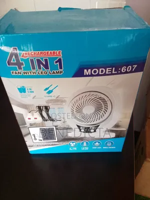 Rechargeable 4in1 Fan With Led Lamp