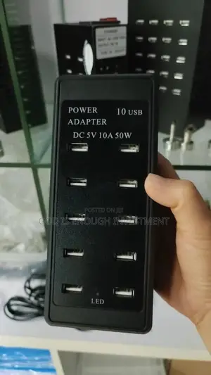 Super-fast Charging Usb Hubs 10 Ports With Intelligent Protect (50w)