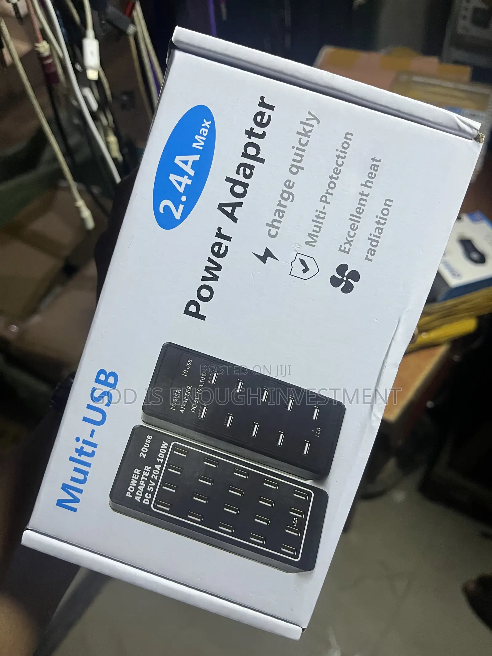 Super-fast Charging Usb Hubs 10 Ports With Intelligent Protect (50w)