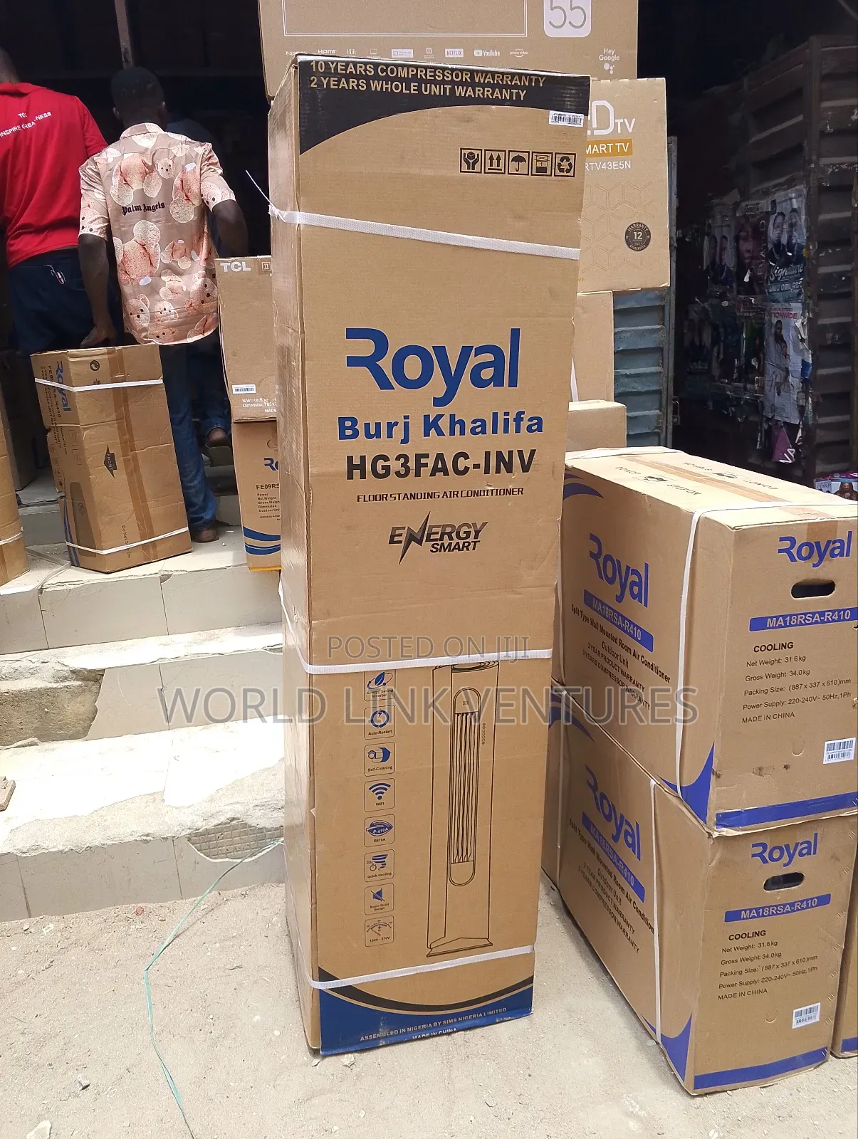 Royal Ac Inverter 3tons With Free Installation Kits