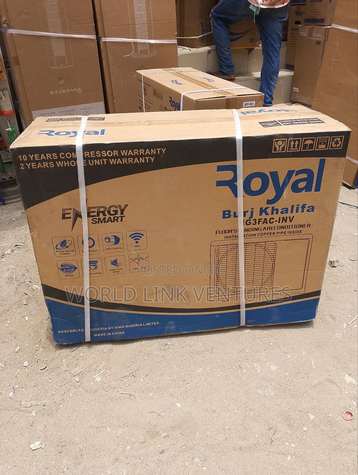 Royal Ac Inverter 3tons With Free Installation Kits
