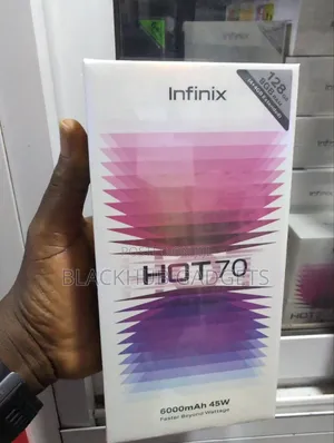 New Infinix Hot 70 128 GB Black