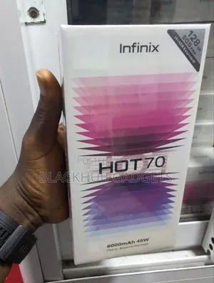 New Infinix Hot 70 128 GB Black