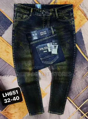 Plain Straight Jeans