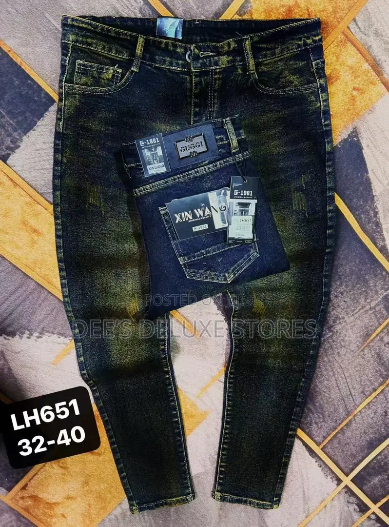 Plain Straight Jeans