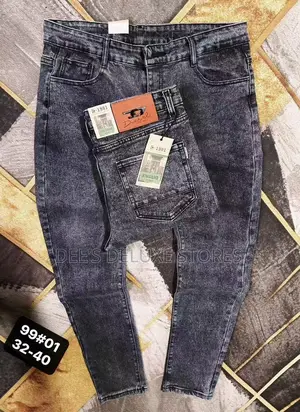 Plain Straight Jeans