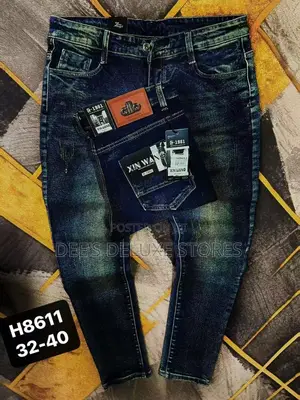 Plain Straight Jeans