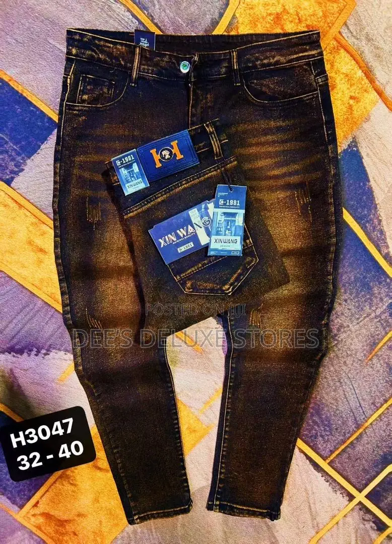 Plain Straight Jeans