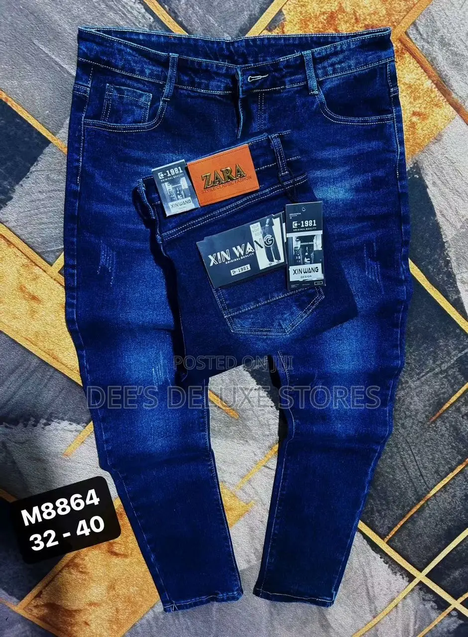 Plain Straight Jeans